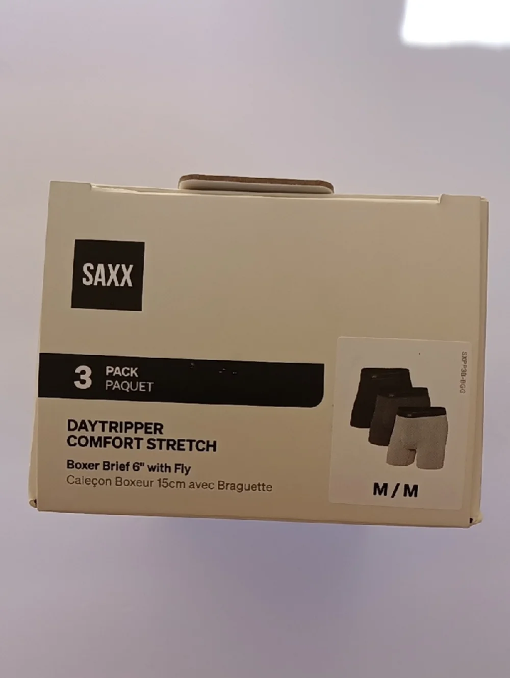 NWT 3 Pack SAXX Day Tripper Comfort Stretch Boxer Brief 6
